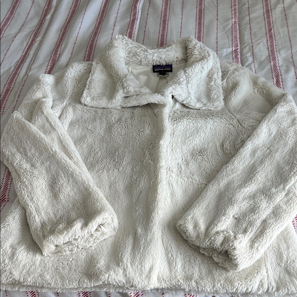 Patagonia Cream Teddy Jacket